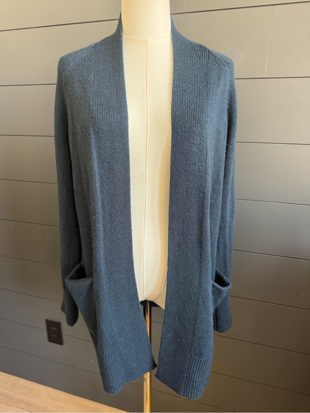 Banana Republic Open-Front Cardigan in Slate Blue